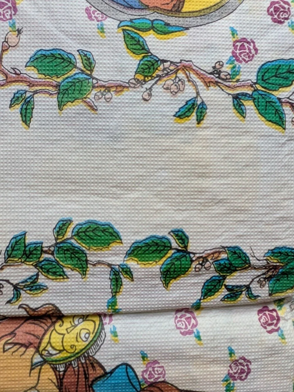 Vintage 1991 Disney's Beauty And The Beast Party Tablecloth